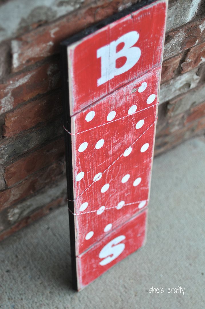 She's crafty Wooden Message board